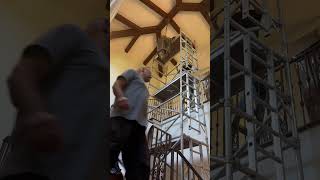 Big 200LB Chandelier Removal