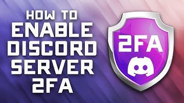 How to Enable DISCORD SERVER 2FA (2 Factor Authentication) Security - 2021 Tutorial