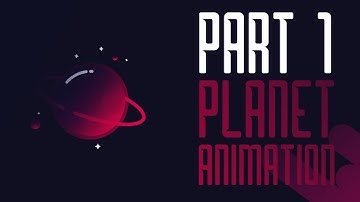 ANIMATED PLANET IN AFTER EFFECTS Part 01 | After Effects Tutorial 2017