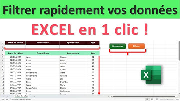 Excel : Filtrer rapidement vos données en un clic pour faciliter vos recherches 👍