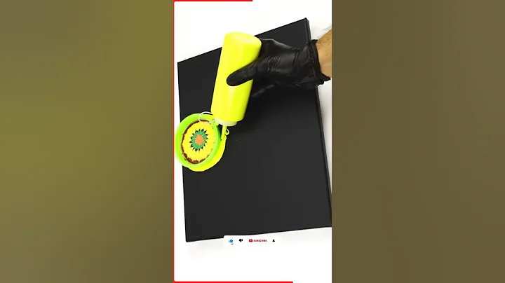 Sunflower Painting with Toothpick | Fluid Art | Acrylic Pouring | Abstract Art |