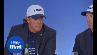 Phil Mickelson slams US Ryder Cup captain Watson's strategy - Daily Mail