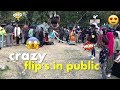 crazy flip's in public/public reaction/hyperhook aashish