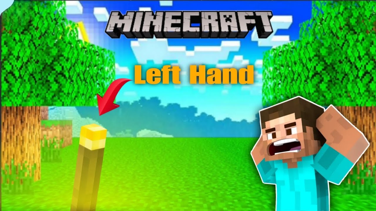 How To Use Left Hand In Minecraft Java How to Equip torch in Left Hand in Minecraft - YouTube