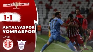 Antalyaspor 1-1 Yomraspor Maç Özeti (Ziraat Türkiye Kupası 4.Tur) 30.10.2018