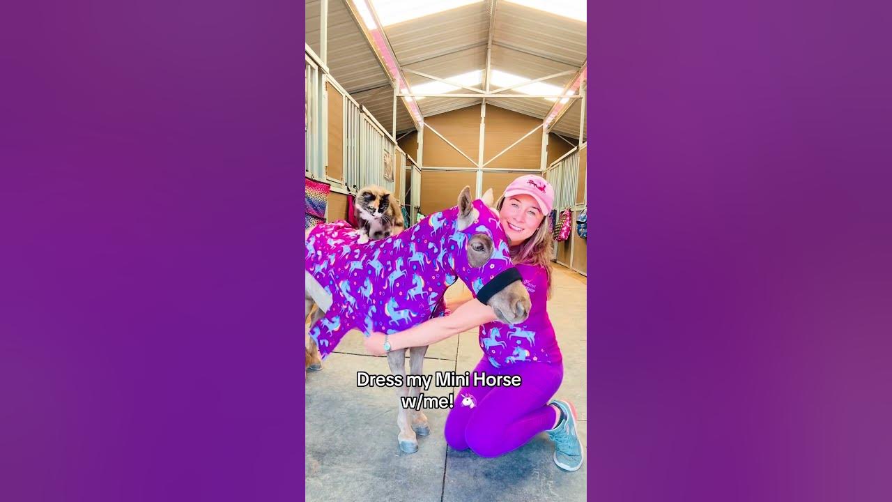 Twinning 💖 with my Mini Horse 🦄 #shorts #shortsvideo #horse #pony #pregnant
