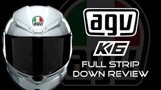 AGV K6 detailed strip down review.