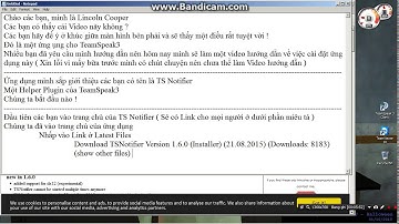 [GTAVN:RP] Hướng dẫn cài đặt và sử dụng TSNotifier (1)