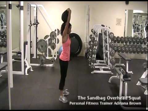 Sandbag Squats: Bear Hug, Front & Overhead