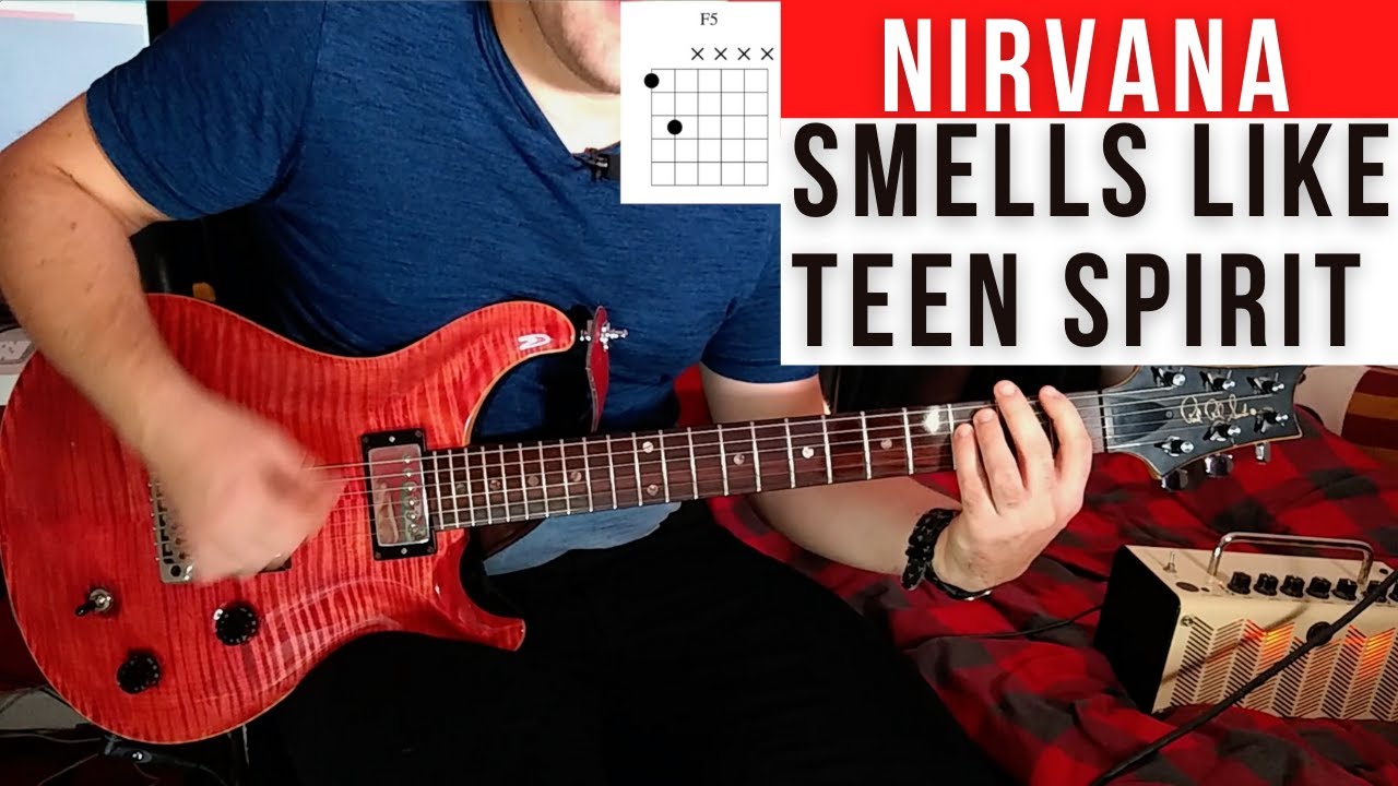 Nirvana smells на гитаре. Smells like teen Spirit на гитаре Соло.