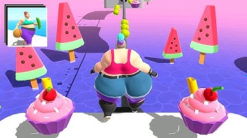 FAT 2 FIT 🍔🍕🍟 Gameplay All Levels Walkthrough Game Mobile New Update Max Level 58-59 BobsyBoy