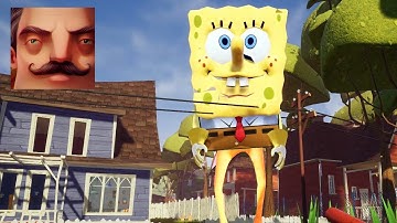 Hello Neighbor - My New Neighbor BIG SpongeBob Act 1 Gameplay Walkthrough