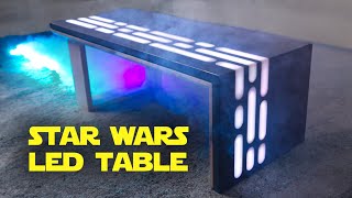 Making a STAR WARS Table from Concrete & Epoxy Resin