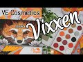 VE Cosmetics - Vixxen Palette Swatches - Vegan &amp; Cruelty Free