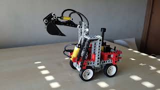 Lego Technic 8837 Pneumatic Bagger Radlader Funktionstest