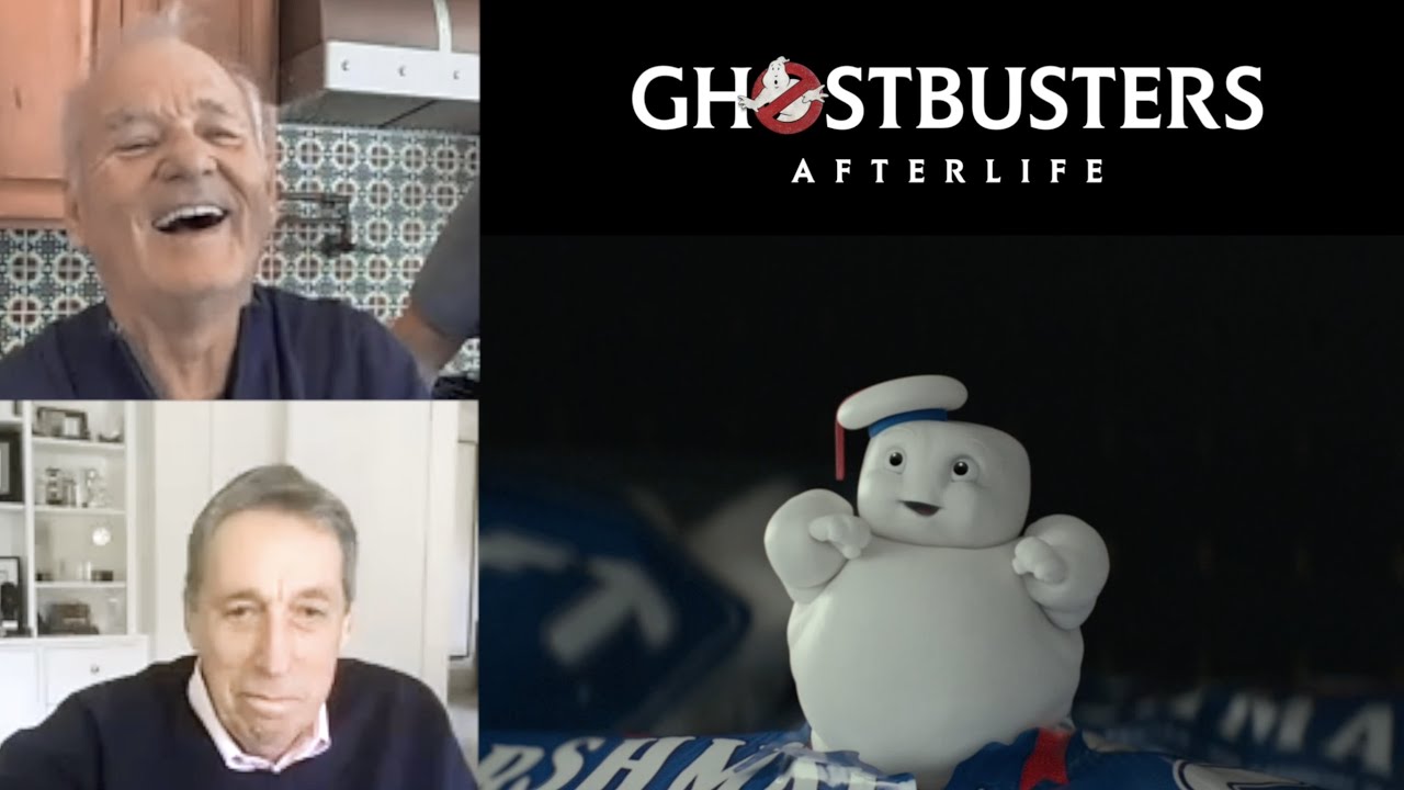 Ghostbusters: Afterlife - Bill Murray Reacting to Mini ...