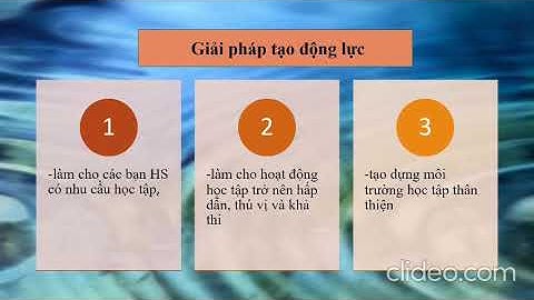 Video thuyết trình dự thi KHKT cấp tỉnh năm học 2022-2023