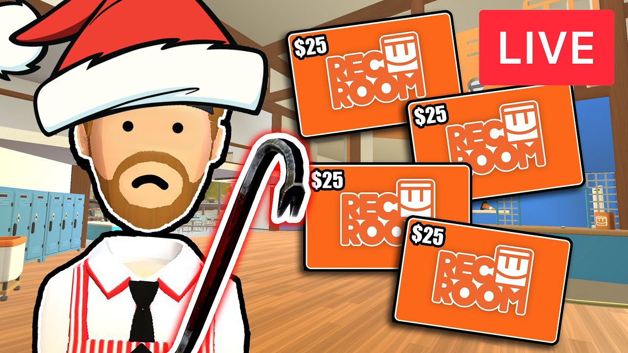 Giving away 4 25 REC ROOM GIFT CARDS (one for each sub goal we hit