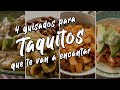 4 recetas de GUISADOS MEXICANOS para comer en taquitos.| Cocina Delirante