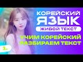 РАЗБИРАЮ ТЕКСТ НА КОРЕЙСКОМ | ЖИВОЙ ЯЗЫК , ЖИВАЯ ГРАММАТИКА | УРОКИ КОРЕЙСКОГО ЯЗЫКА | УРОК 1