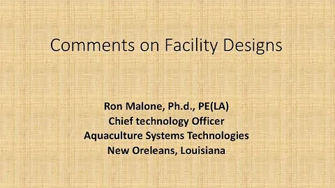 Ron Malone, Ph.D. PE (LA) Comments on Facility Des...