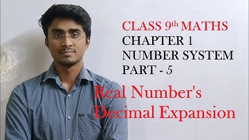 Number System | Class 9 Maths NCERT Ch-1| Decimal Expansion  | Part - 5
