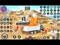 JCB Truck Driving Simulator Gameplay | Real Construction Work