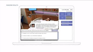 Virtual patients being used in nurse training screenshot 1