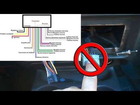 Como Conectar un Autoestereo 🔊 (explicación detallada de los cables de colores)