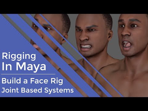 #RiggingInMaya | Part 13 | Intermediate | Face Rig - Joint Based Systems