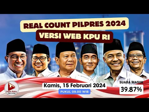 🔴LIVE UPDATE REAL COUNT WEB KPU RI PILPRES 2024 | UPDATE REALTIME HASIL PEMILIHAN PRESIDEN 2024