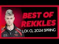 Best of t1 rekkles  lck cl 2024 spring  ready for the big leagues