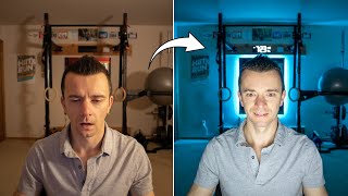 How I used a $20 LED Strip Light with remote to transform my small home gym setup and mirror