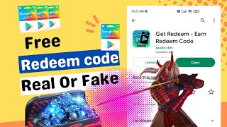 Get Redeem Earn Redeem Code App Real Or Fake | Google Play Gift Card Earning App | Free Redeem Code screenshot 2