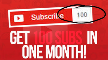 How to Get Your First 100 SUBSCRIBERS in Less Than a MONTH!
