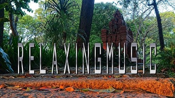 Relaxing music with birds chirping : A Cham Tower in Tao Dan Park, Saigon City Center