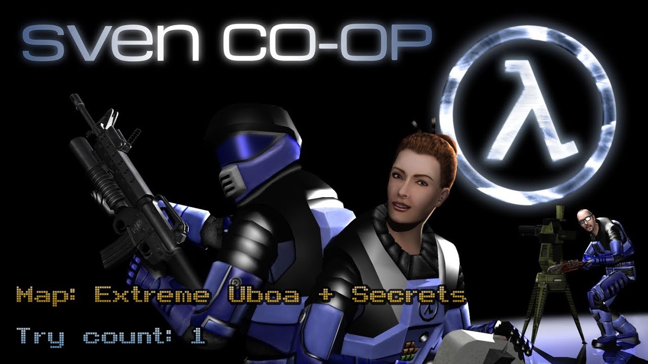 Sven Co-op - Map: Extreme Uboa + Secrets -  Try count: 1 (Tentativa 1) - [No commentary]