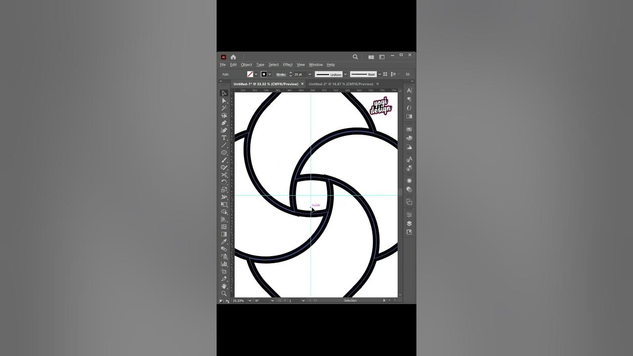 learn-how-to-make-floral-logo-design-and-pattern-illustratorforlogo