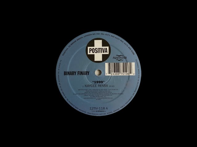 Binary Finary - 1999 (Kay Cee Remix) (1999) - YouTube