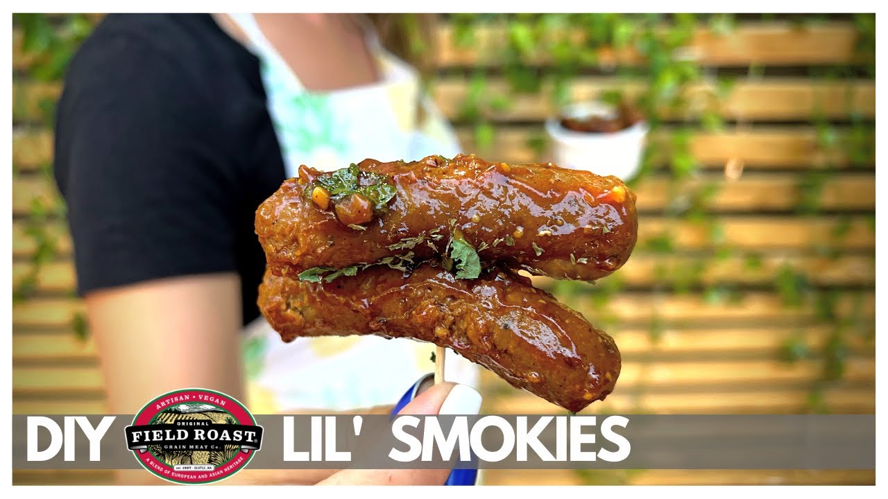 Vegan and Gluten Free Lil Smokies ( DIY Field Roast sausages) YouTube
