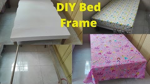 DIY 5 Minutes Bed Frame/ How to Make a Bed Frame