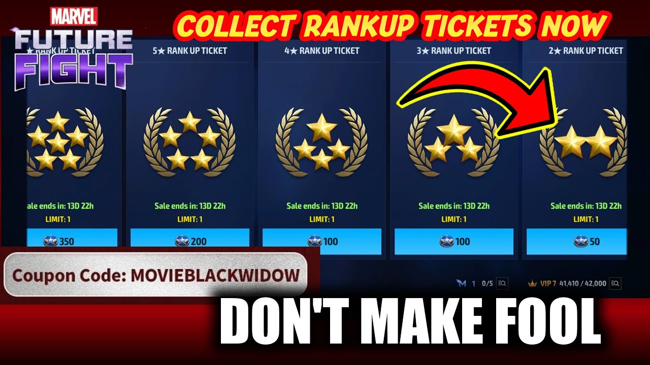 Don't Make Fool Black Widow Special Event Coupon Code Marvel
