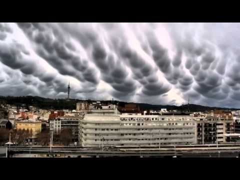 10 Bijzondere soorten wolken zoals een cirrus radiatus,mammatus en shelf clouds