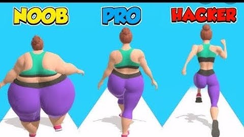 Noob vs Pro vs hacker Fat 2 Fit