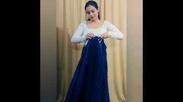 How to Reverse infinity style saree drape ✨| Reverse infinity drape