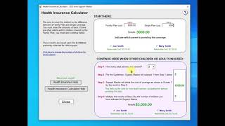 Health Insurance Calculator - Iowa Support Master child support software. New feature in 2020. screenshot 2