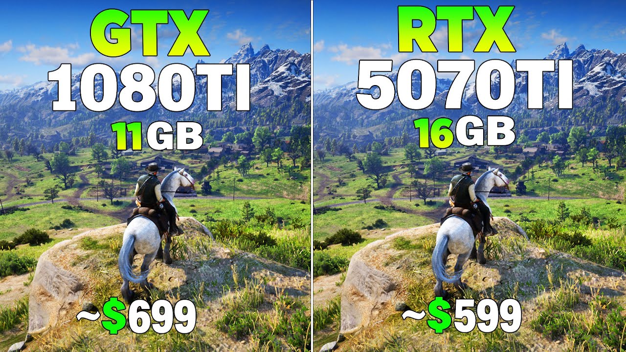 GTX 1080 Tİ vs RTX 5070 Tİ - Test in 8 Games