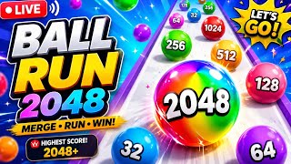 🔴 BALL RUN 2048 🛑 #game #live