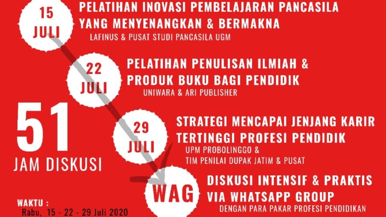 Live Webinar Pelatihan Penulisan Ilmiah Produk Buku Bagi Pendidik Youtube
