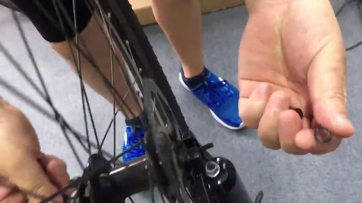 How to Assemble Electric Bike  Front Wheel with the Quick Release